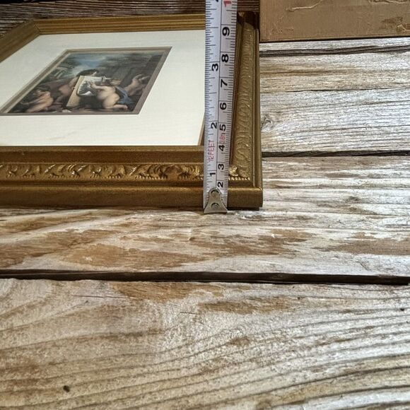 Set of 2 Gold Framed Prints by Angelica Kauffman, Cherubs Angels - Picture 7 of 7